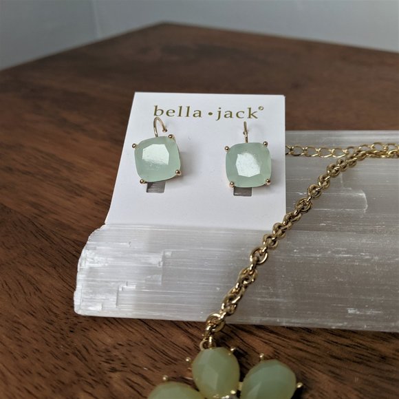 💚 Statement Necklace Bracelet Earring SET - Picture 12 of 16